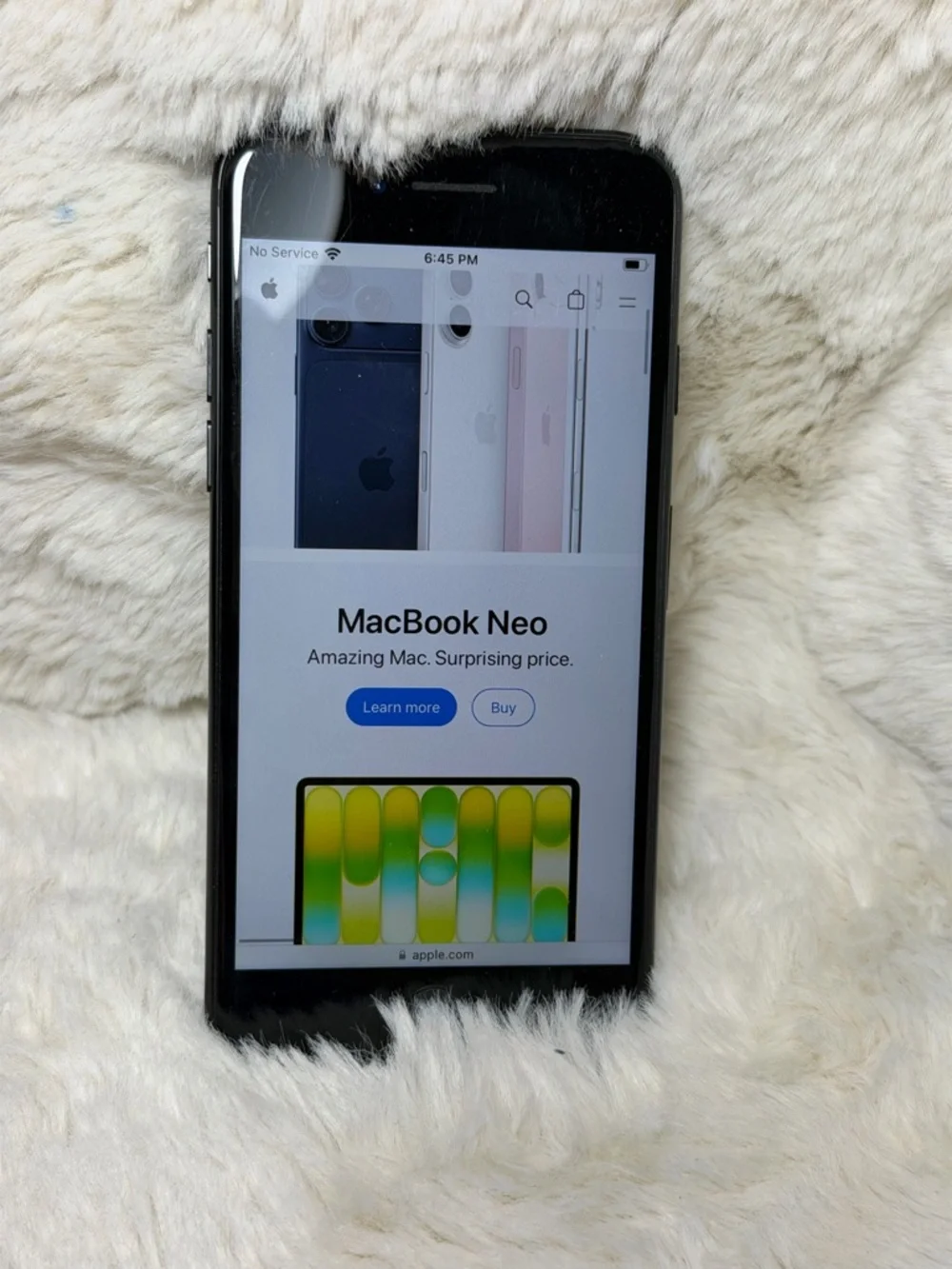 Apple iPhone Black Front Screen Display